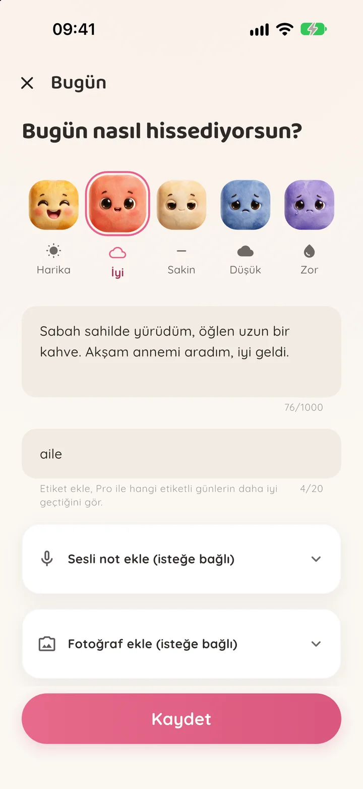 Bugün nasıl hissediyorsun?