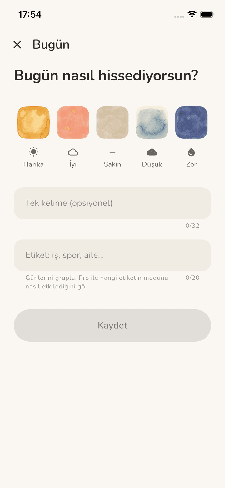 Bugün nasıl hissediyorsun?